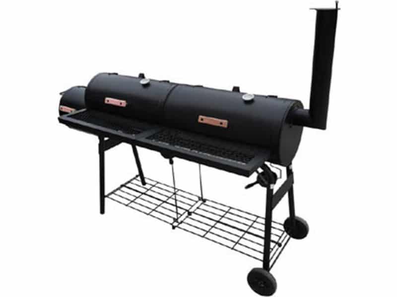 vidaXL Rookbarbecue Nevada XL zwart