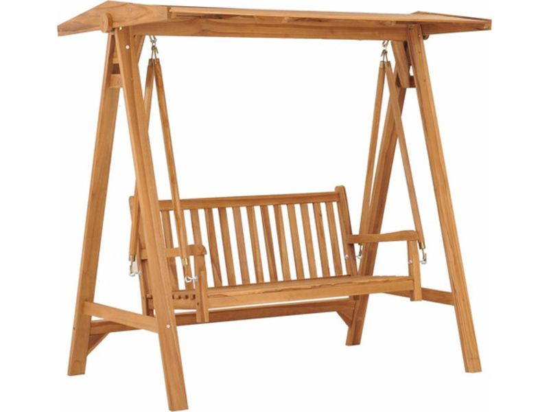 vidaXL - Schommelbank - 170 - cm - massief