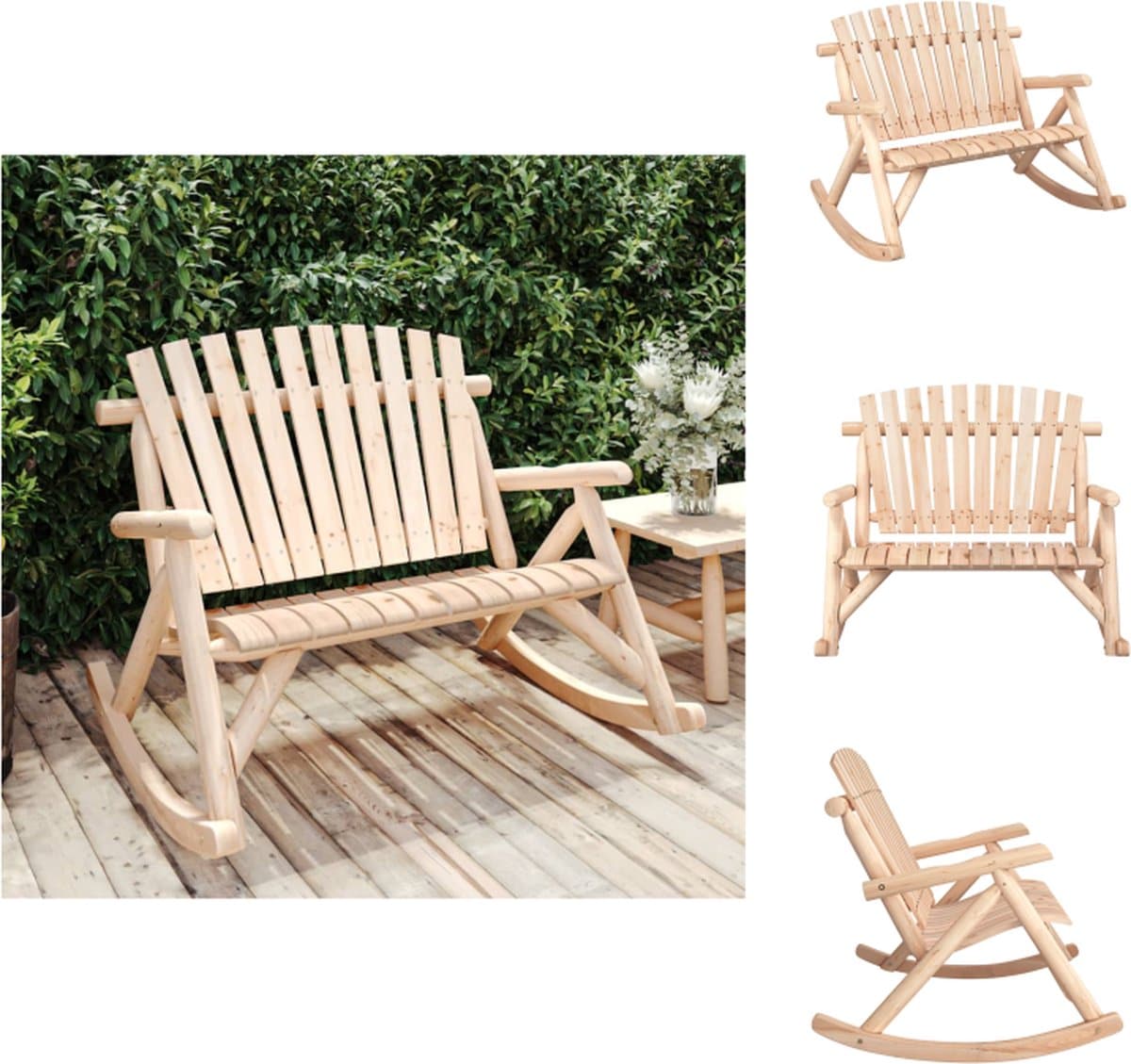 vidaXL Schommelbank – Schommelbanken – Bank – Tuinschommelbank – Schommelbank