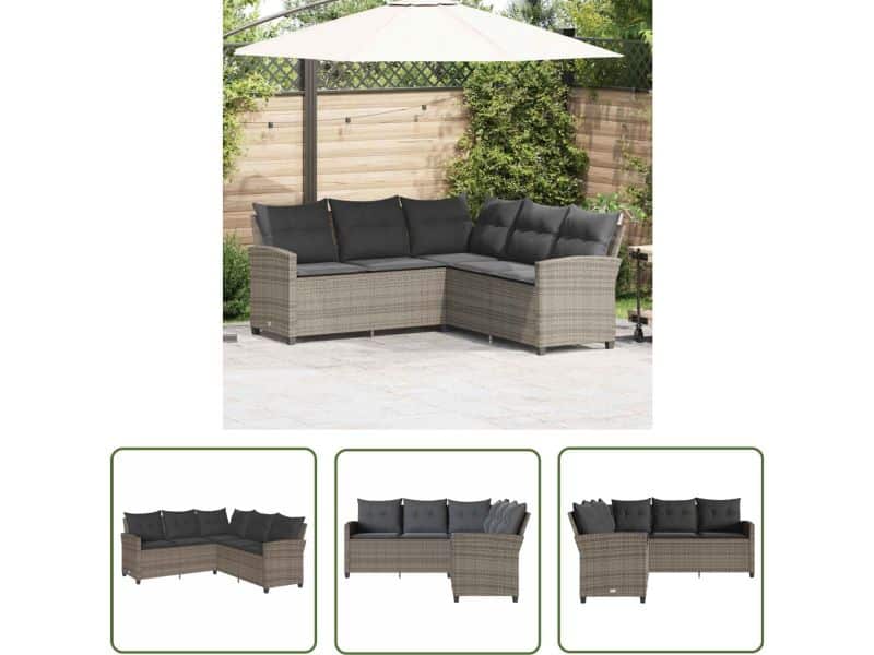 vidaXL Sleutelset - Dynamo Meter - Loungebank met kussens L