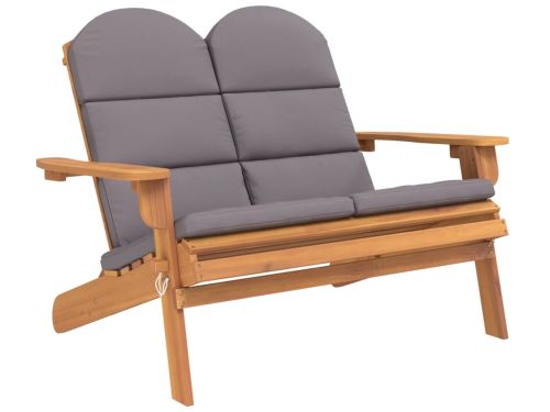 vidaXL Tuinbank - Adirondack - Inclusief Kussens - 126 cm