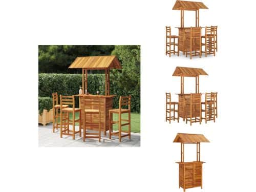 vidaXL Tuinbarset - Tuinbarsets - Tuinset - Barset - 5-delige