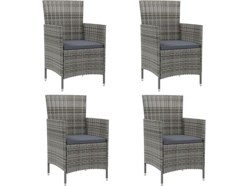 vidaXL - Tuinstoelen - 4 - st - met