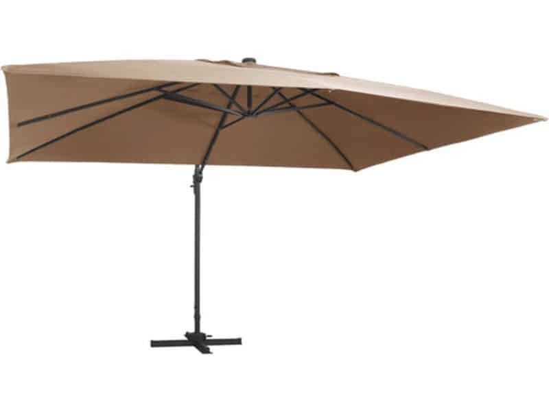 vidaXL - Zweefparasol - met - LED - en