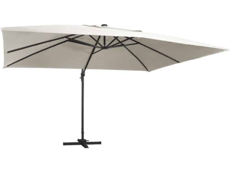 vidaXL - Zweefparasol - met - LED - en