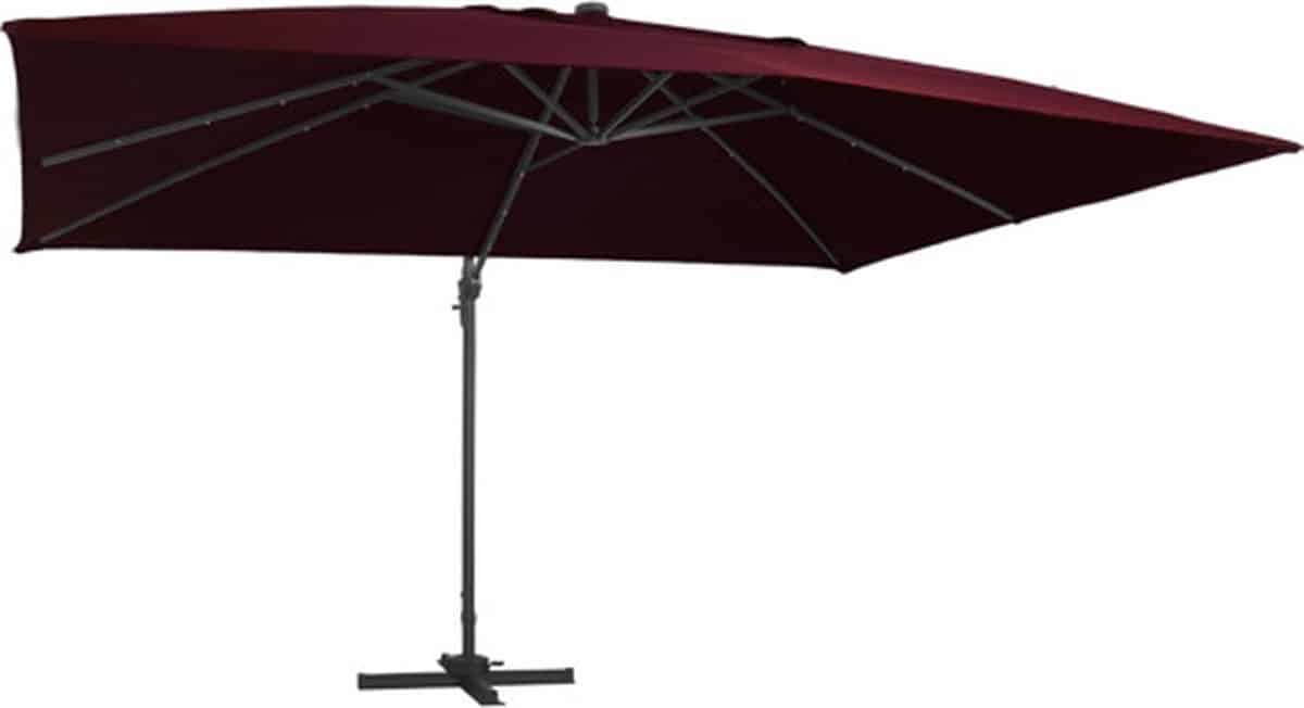 vidaxl zweefparasol met led verlichting 400×300