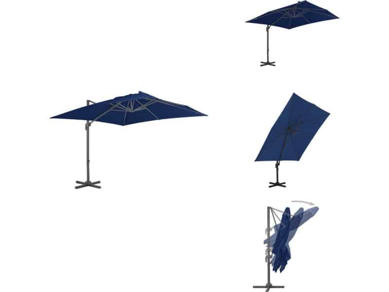 vidaXL Zweefparasol - Zweefparasols - Parasol - Tuinparasol - Zweefparasol