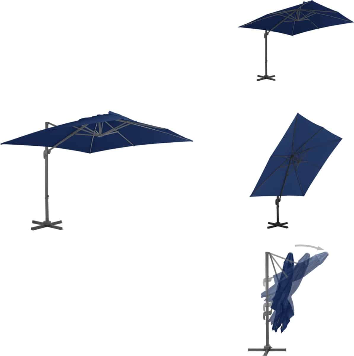 vidaxl zweefparasol zweefparasols parasol tuinparasol zweefparasol