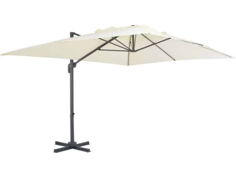 vidaXL - Zwevende - parasol - met - aluminium