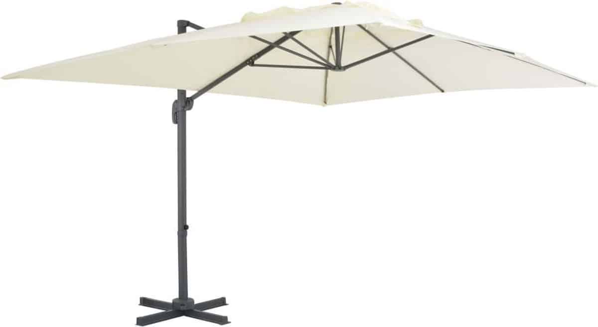 vidaxl zwevende parasol met aluminium