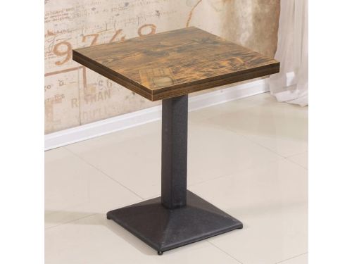 Vierkante Eettafel / Bartafel I Industriële Stijl I Houten Tafelblad