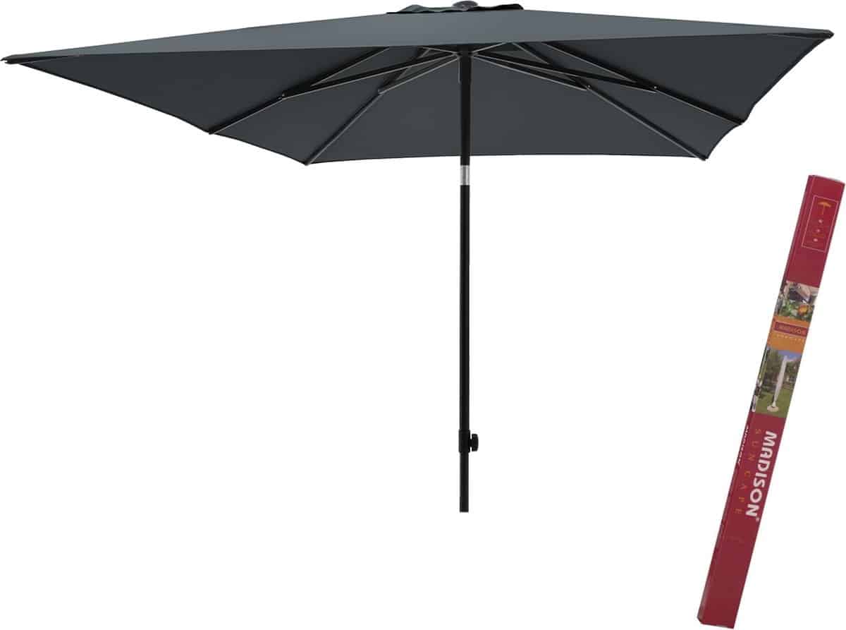vierkante parasol met beschermhoes | madison moraira 230 x 230