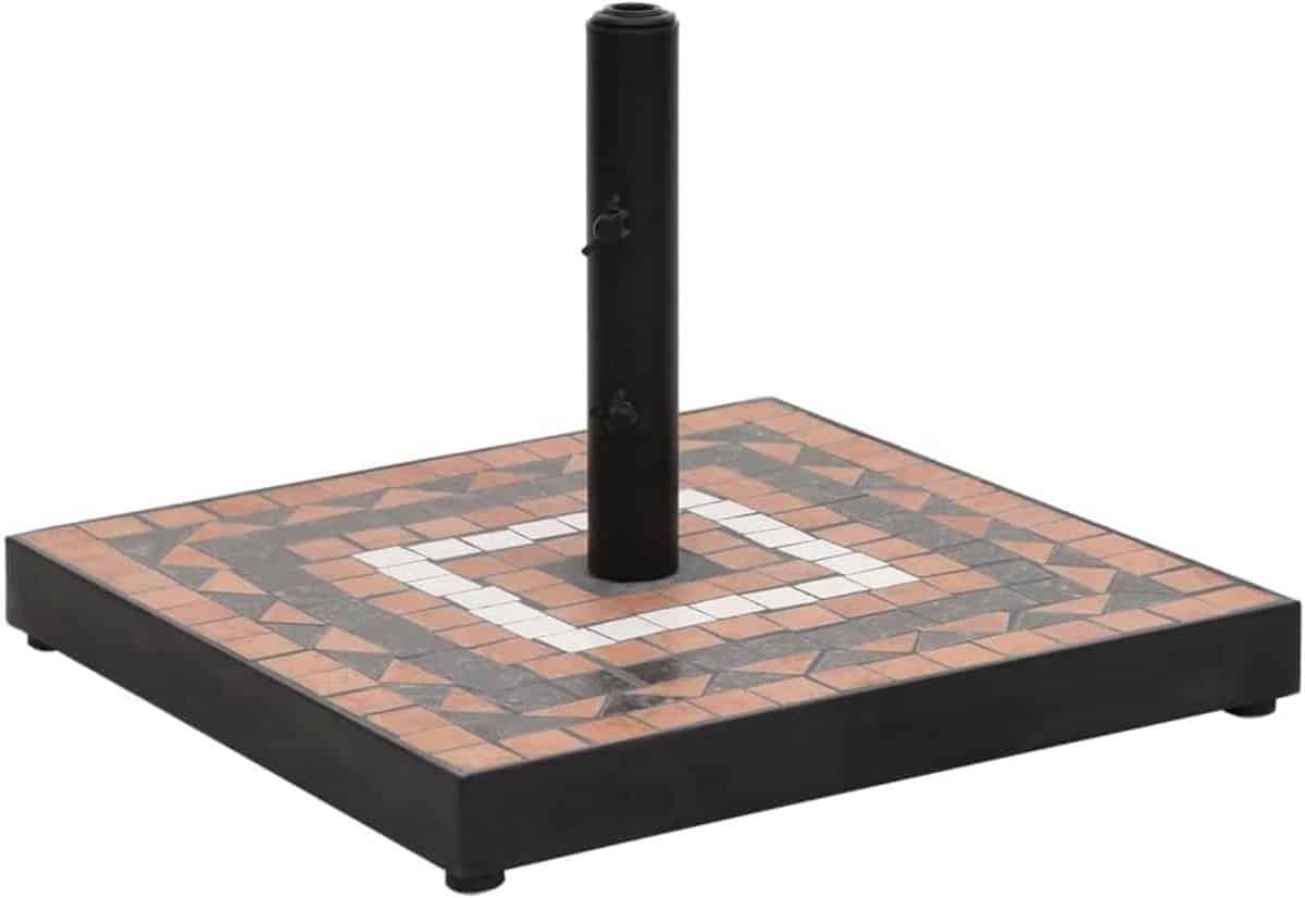 vierkante parasolvoet 12 kg voor stevige bevestiging