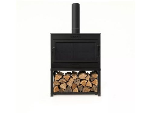 VIK LUX Lounge tuinhaard zwart (voor aan een loungebank)