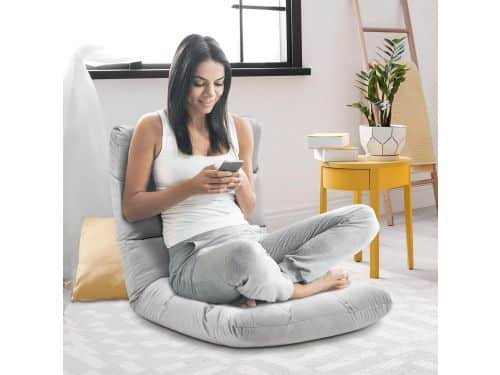 vloerstoel 3-in-1 inklapbare vloerstoel met rugleuning 13 standen verstelbaar inklapbaar