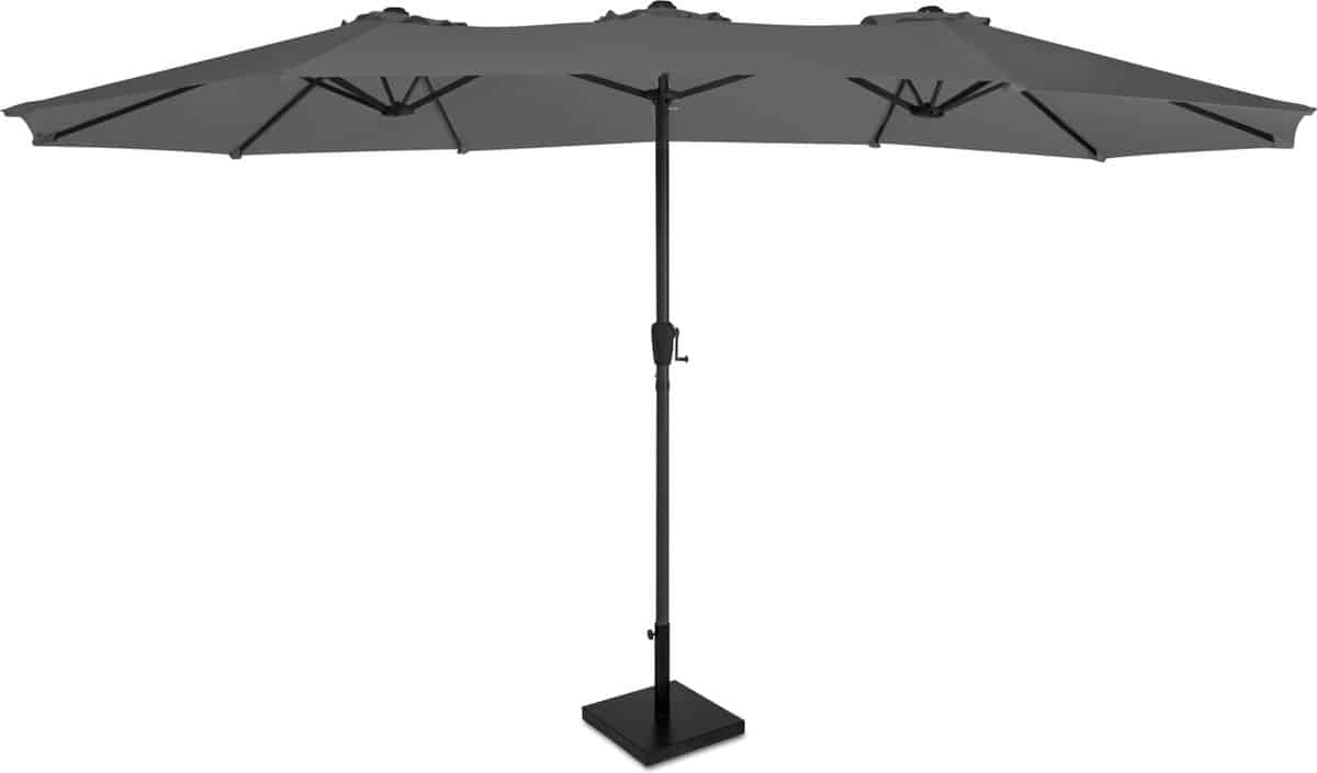 vonroc premium parasol iseo 460x270cm dubbele parasol