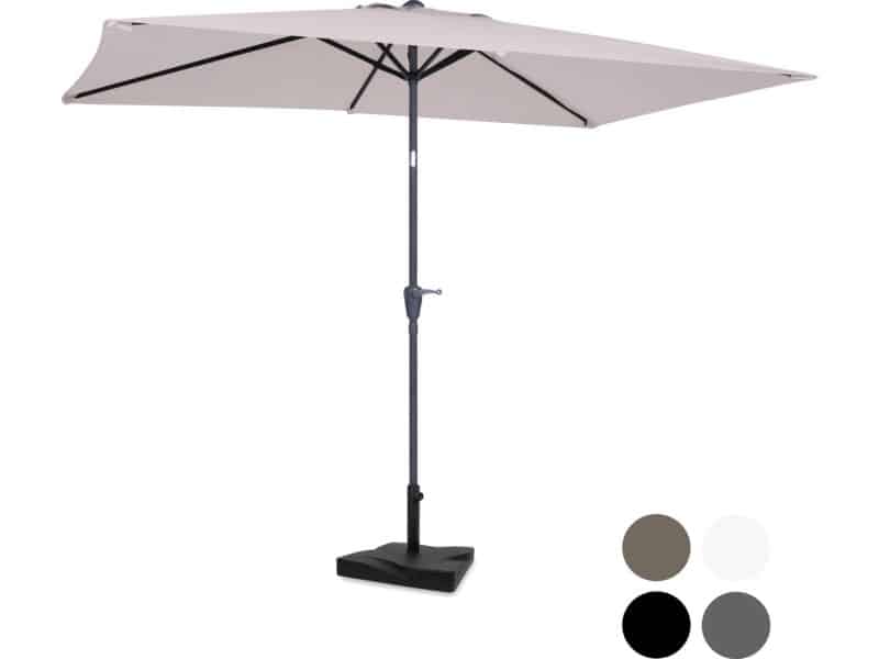 VONROC Premium Parasol Rapallo 200x300cm - Duurzame parasol - combi