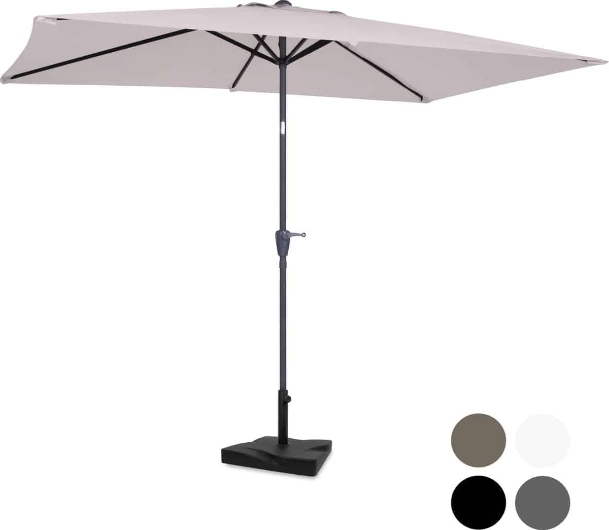 vonroc premium parasol rapallo 200x300cm duurzame parasol combi