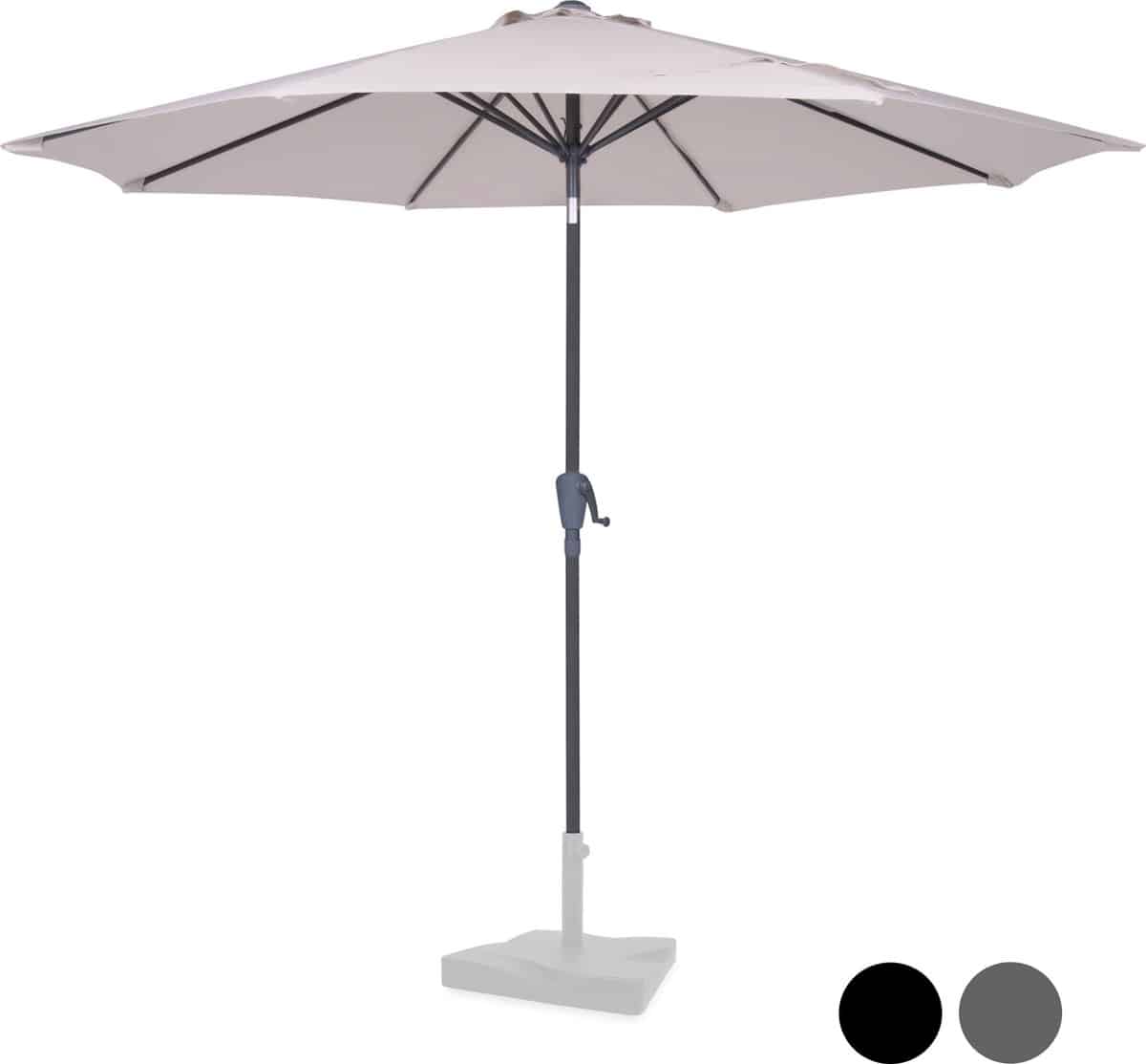 vonroc premium stokparasol recanati Ø300cm incl. beschermhoes ronde