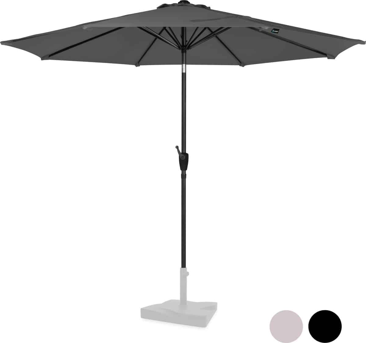 vonroc premium stokparasol recanati Ø300cm incl. beschermhoes ronde