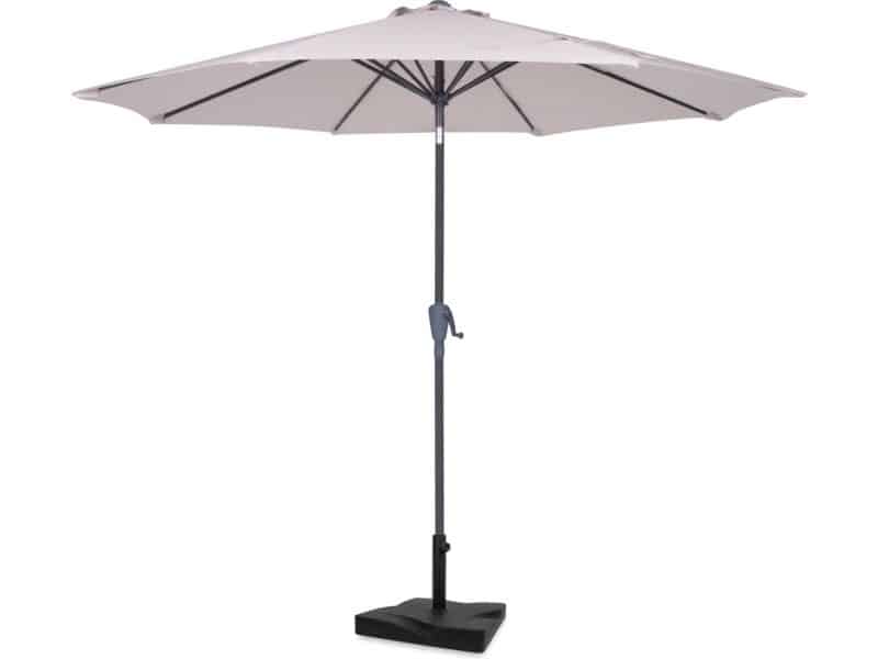 VONROC Premium Stokparasol Recanati Ø300cm - Incl. parasolvoet & beschermhoes