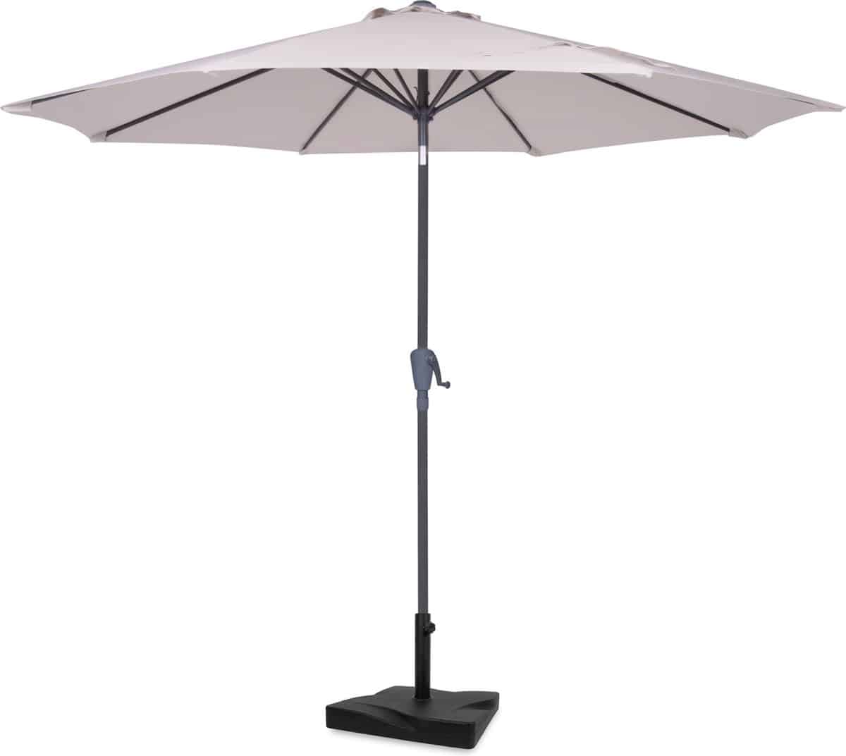 vonroc premium stokparasol recanati Ø300cm incl. parasolvoet & beschermhoes