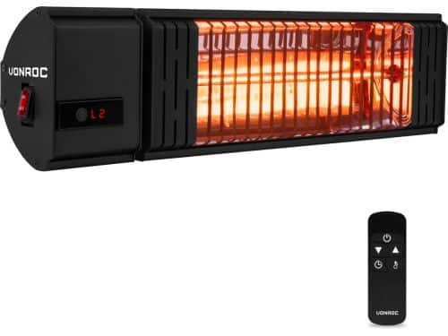 VONROC Sfeervolle terrasverwarmer - Volsini PRO - 2000W - Met