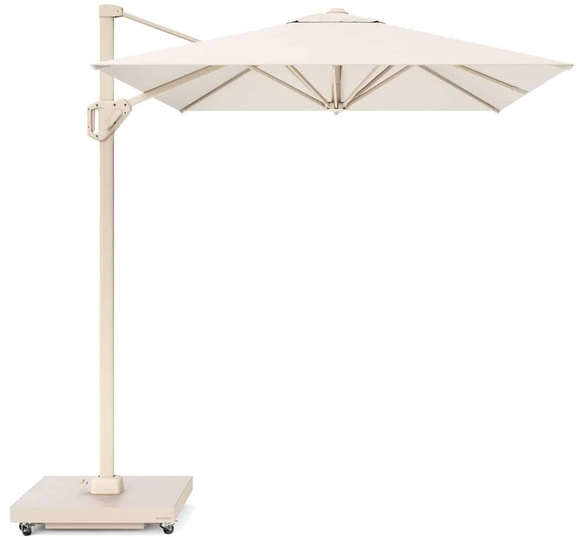 voyager t1 zweefparasol 300×200 cm sandstone ivoor met zandkleur 90