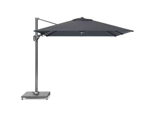 Voyager T² zweefparasol - premium doek | 270x270cm | Faded Black