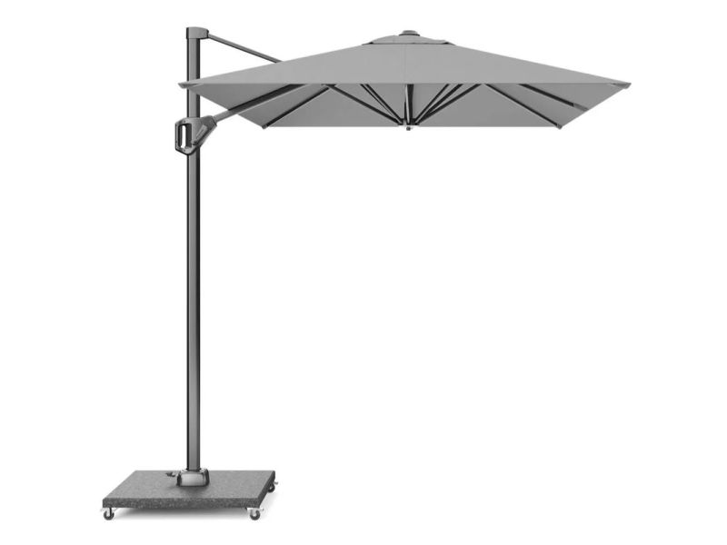 Voyager T¹ zweefparasol | 250x250cm | grijs