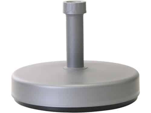 Vulbare Parasolvoet Zilvergrijs - Stijlvol en Zwaar Voor Terras en