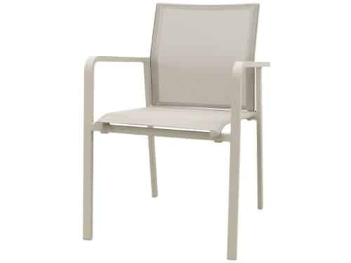 Wales stapelbare dining tuinstoel - Mokka