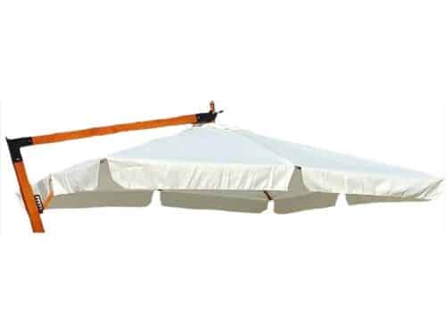 Waterdicht Reserve Parasoldoek 3x4m Zwaar Polyester Ecru voor Zweefparasol