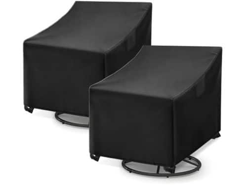 Waterdichte Bescherming Voor Tuinmeubelen - Zwart - 2 Stuks (80cm