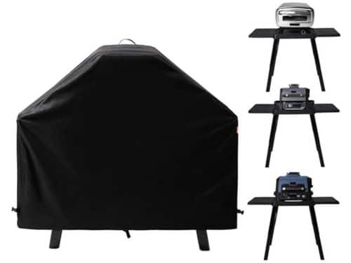 Waterdichte cover voor outdoor stand met bijzettafels en grillaccessoires