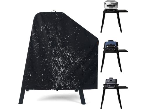 Waterdichte hoes voor buiten grill en pizzaoven met bijzettafel