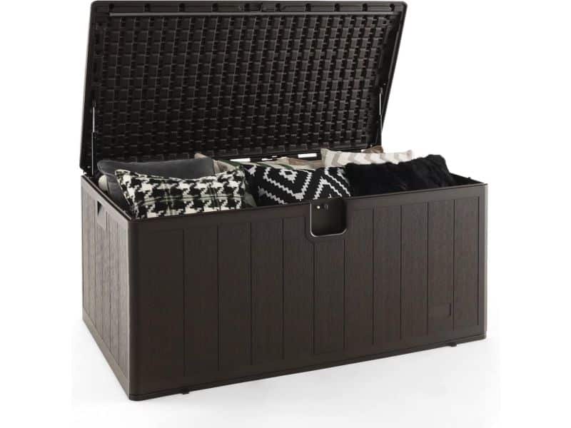 Waterdichte Opbergbox voor Buiten - 492 Liter, XXL, Bruin