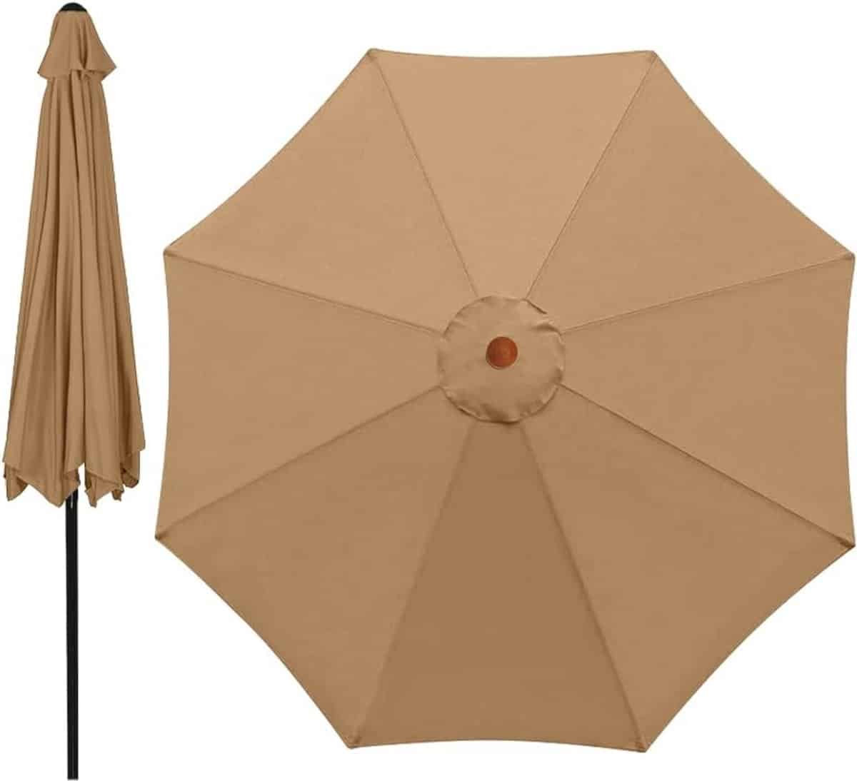 waterdichte parasolhoes 300 cm met uv bescherming en ademend materiaal