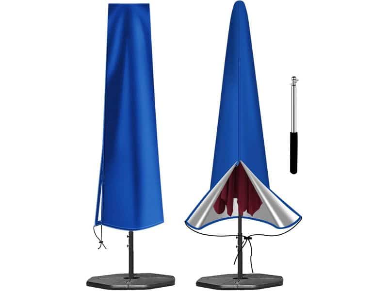 Waterdichte Parasolhoes - 600D Heavy Duty Tuin Parasolbescherming Geschikt voor