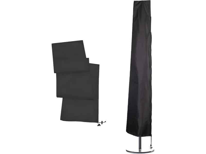 Waterdichte Parasolhoes - Afdekking voor Parasol met Ritssluiting - Winddicht