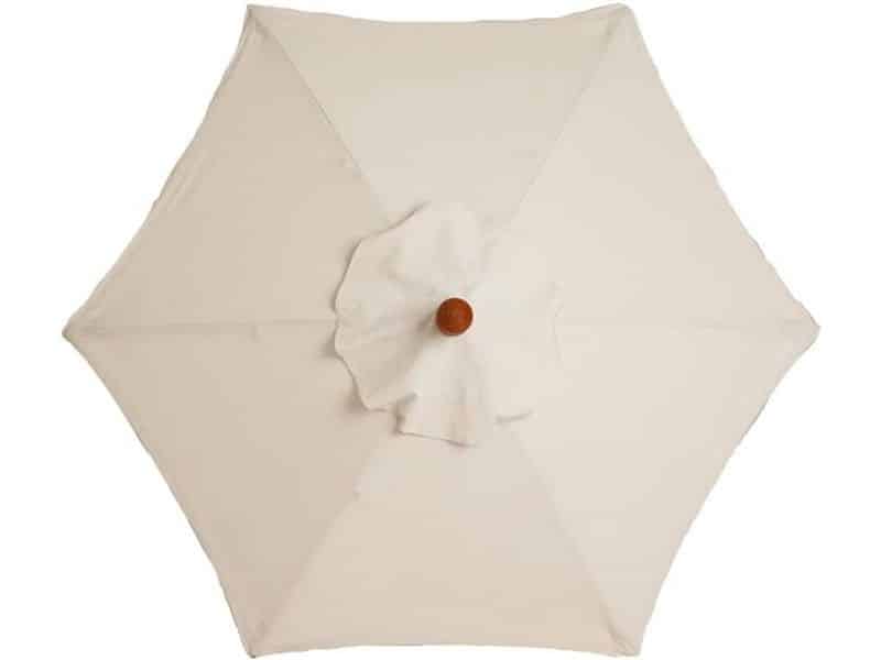 Waterdichte Parasolhoes Beige 3 Meter - UV-Bestendige Afdekking voor Tuinparasols