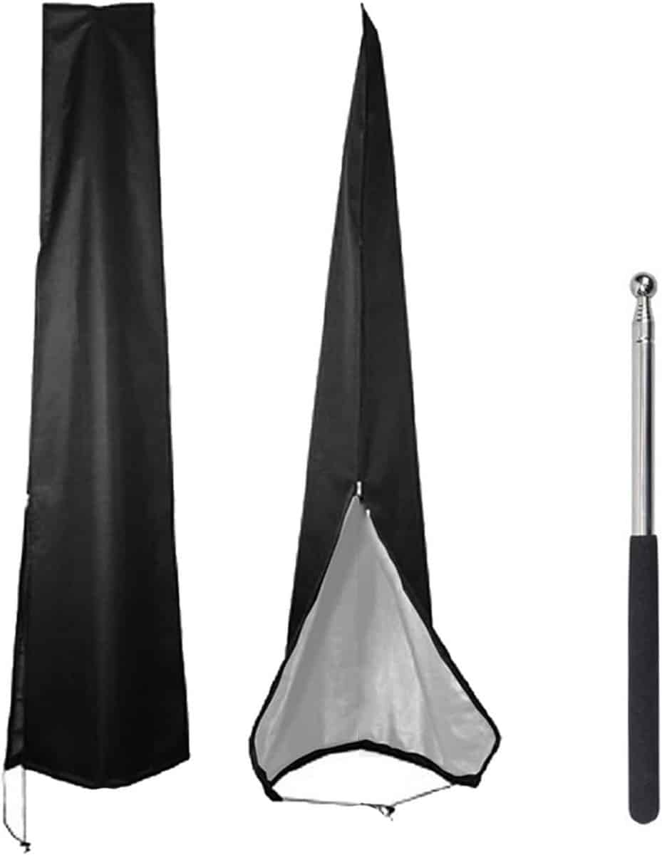 waterdichte parasolhoes beschermhoes voor grote tuinparasol uv bestendig en