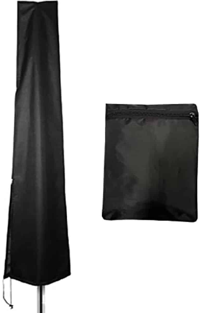 waterdichte parasolhoes met rits en verstelbaar trekkoord grote beschermhoes