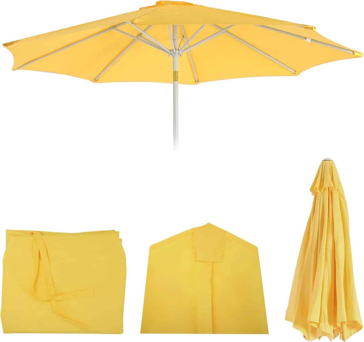 waterdichte parasolhoes met rits voor vrijdragende parasol 2