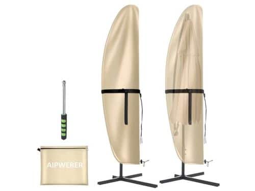 Waterdichte Parasolhoes met Ritssluiting - UV Bestendig en Ideaal voor