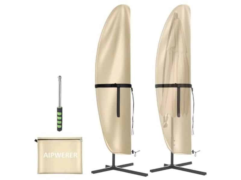 Waterdichte Parasolhoes met Ritssluiting - UV Bestendig en Ideaal voor