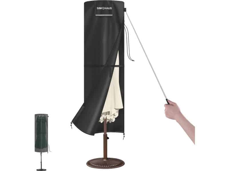 Waterdichte Parasolhoes met Telescoopstang - 420D Oxford, Ideaal voor Buiten