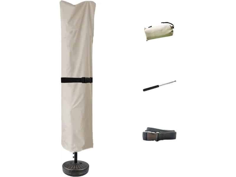 Waterdichte Parasolhoes voor 7-10ft Marktparasols en 15ft Dubbele Parasols