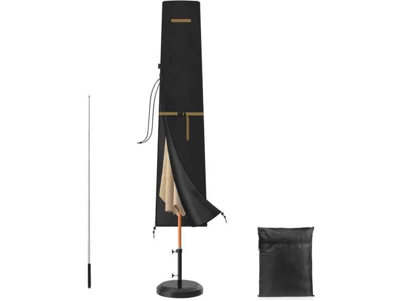 Waterdichte parasolhoes voor beschermende afdekking tot 300 cm