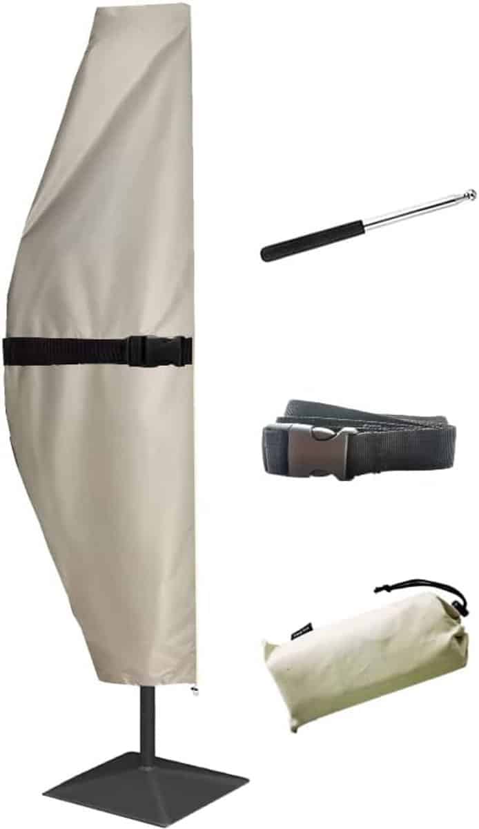 waterdichte parasolhoes voor cantilever offset parasols uv bestendig en duurzaam